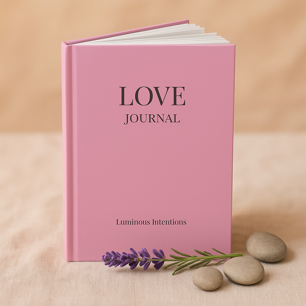 Journal - LOVE Hardcover Journal for Mindfulness, Self-Reflection