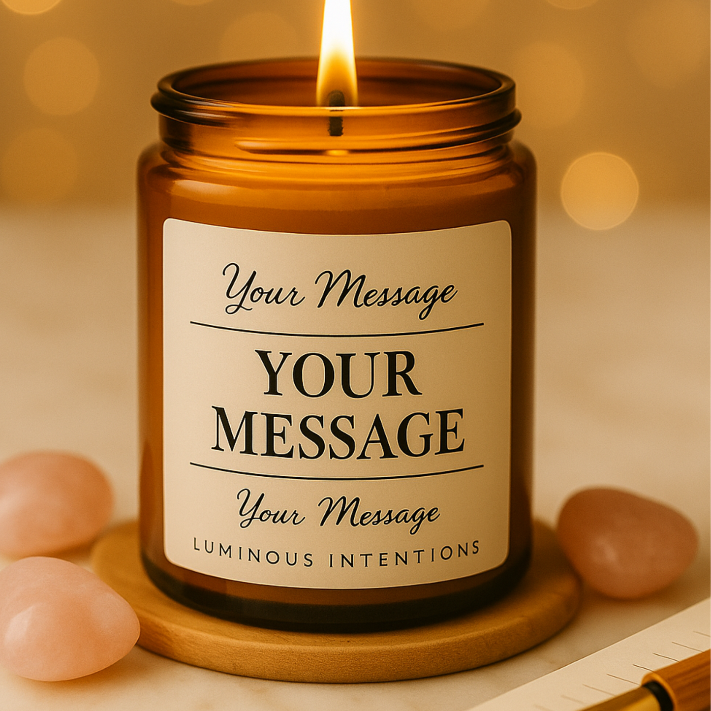 Candle - Custom “Your Message” Intention