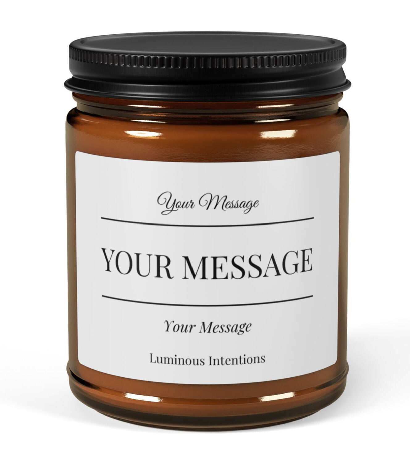 Candle - Custom “Your Message” Intention
