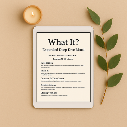 Script - "What If?" – Expanded Ritual Digital Download (Duration ~18-30 minutes)