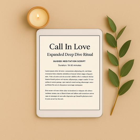 Script - Call In Love – Expanded Ritual Digital Download (Duration ~18-30 minutes)